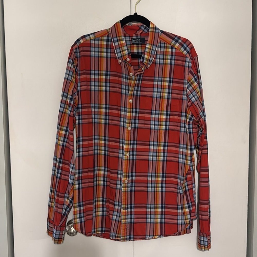 Plaid button down - Picture 2 of 5